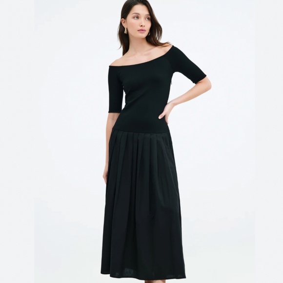 Marcella Mila Dress Black Size Large - Picture 3 of 6